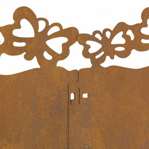 Plænekanter 30 stk Rusten 103 x 0,05 x 22 cm Cortenstål