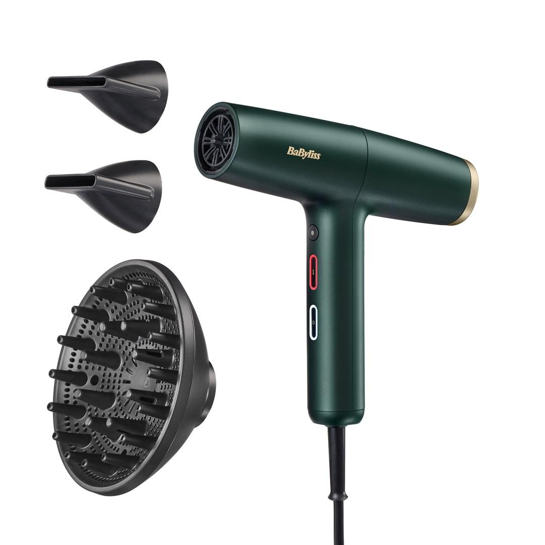 Hårtørrer Babyliss Air Power Pro 1.700 W - guld/grøn billede