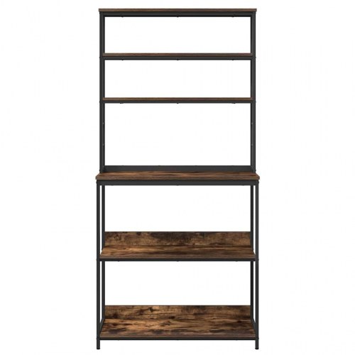 Køkkenhylde Røget eg 80 x 40 x 168 cm Konstrueret træ