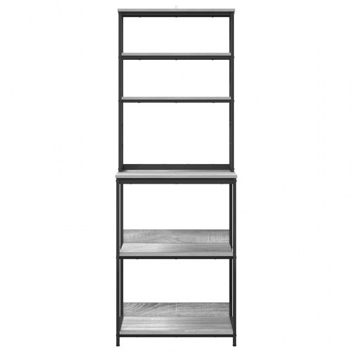 Køkkenhylde Grå Sonoma 60 x 40 x 168 cm Konstrueret træ