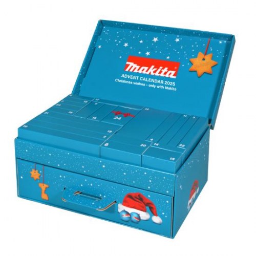 Adventskalender Makita P-84816 – Julekalender 2025, 24 dele
