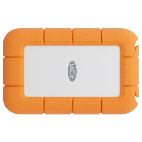 Ekstern harddisk LaCie Rugged STND1000400 1 TB USB-C (grå/orange)