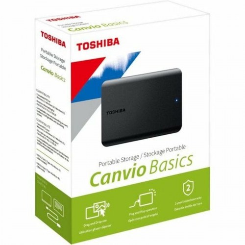 Toshiba Canvio Basics 2 TB ekstern harddisk (2,5") - USB 3.2