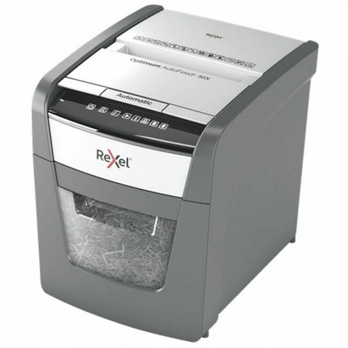 Rexel Optimum AutoFeed 50X papirmakulator, 20 l, P-4