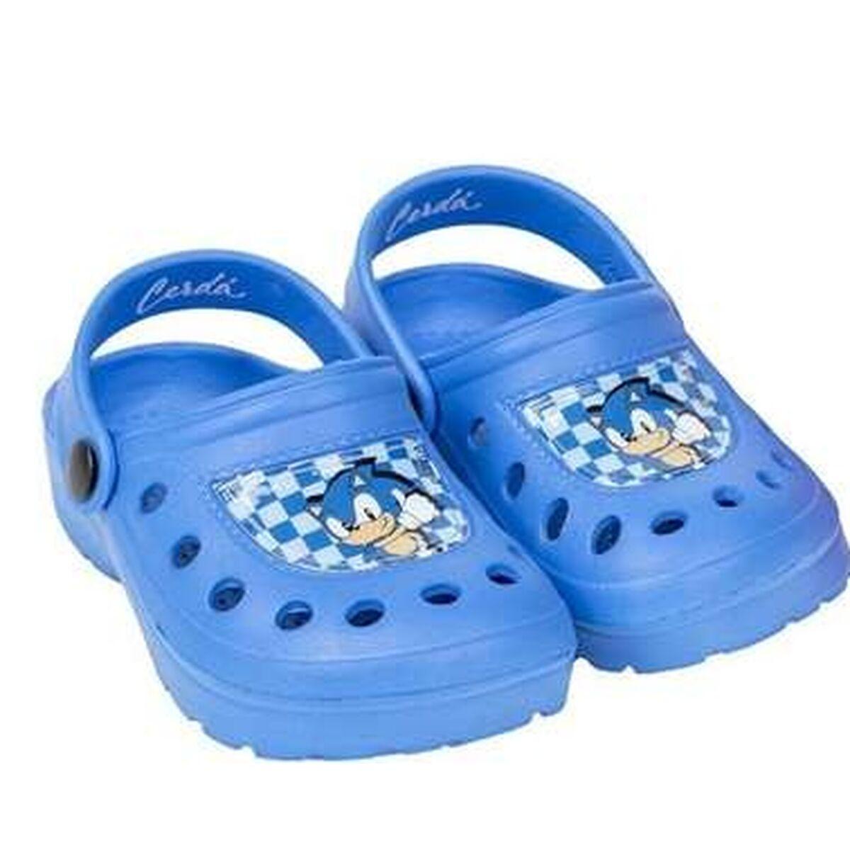 Børne træsko Sonic - mørkeblå str. 28-29