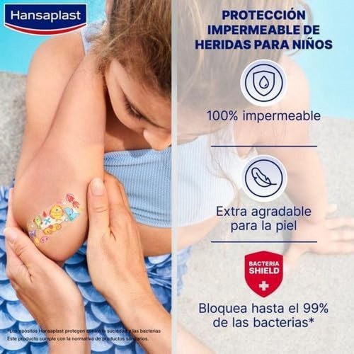 Plaster til børn Hansaplast Aqua Protect Kids - 20 stk.