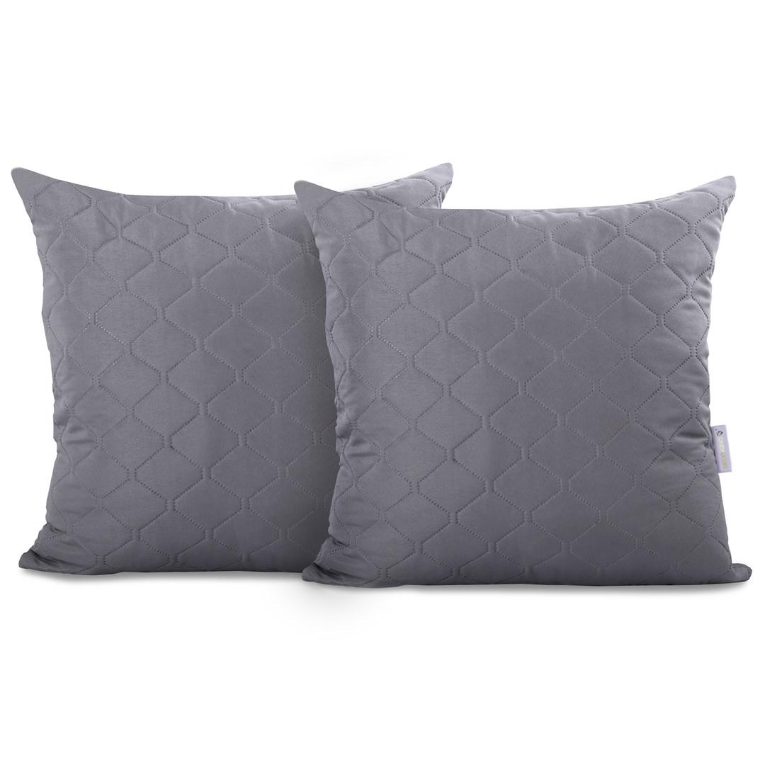 Pudebetræk 40x40 antracit - DecoKing AXEL