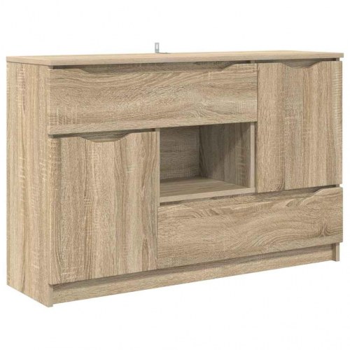 Sidebord med skuffe Sonoma eg 100 x 30 x 65,6 Konstrueret træ