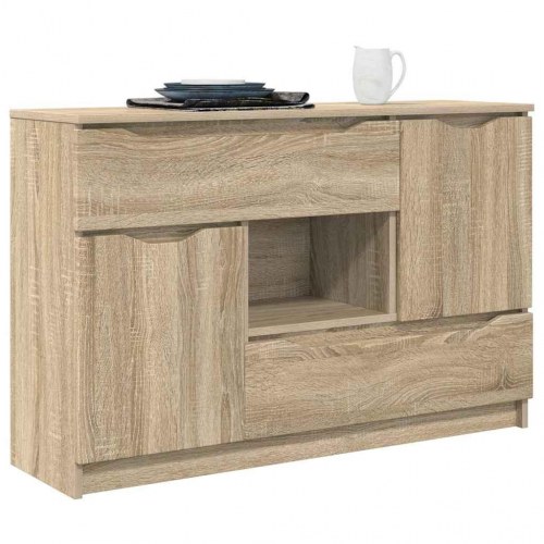 Sidebord med skuffe Sonoma eg 100 x 30 x 65,6 Konstrueret træ