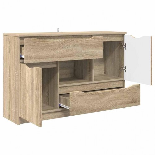 Sidebord med skuffe Sonoma eg 100 x 30 x 65,6 Konstrueret træ