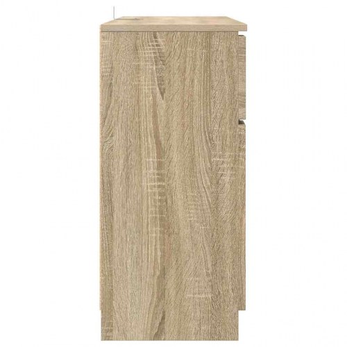 Sidebord med skuffe Sonoma eg 100 x 30 x 65,6 Konstrueret træ