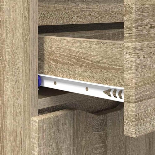 Sidebord med skuffe Sonoma eg 100 x 30 x 65,6 Konstrueret træ