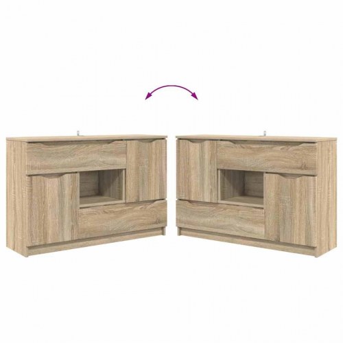 Sidebord med skuffe Sonoma eg 100 x 30 x 65,6 Konstrueret træ