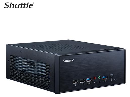 Mini PC barebone Shuttle XPC Slim XH610G2 – sort billede