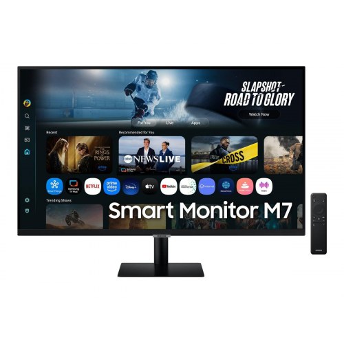 4K skærm Samsung Smart Monitor M7 32" (M70F) – USB-C, HDR10, 60 Hz