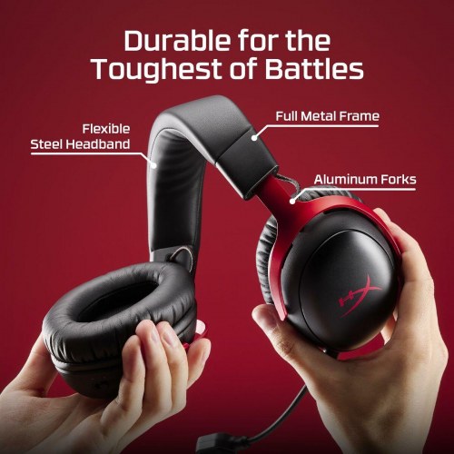 Gaming headset HyperX Cloud III Wireless (sort)