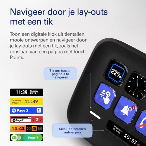 Stream deck Elgato 10GBJ9911 - sort streaming-enhed