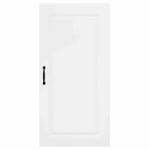 Vægskab til køkken med hylde Høj gloss hvid 50 x 31 x 100 cm