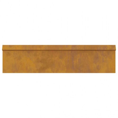 Sneglehegn 4 stk Rusten 100 x 3,5 x 25 cm Cortenstål