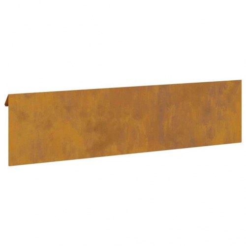 Sneglehegn 4 stk Rusten 100 x 3,5 x 25 cm Cortenstål