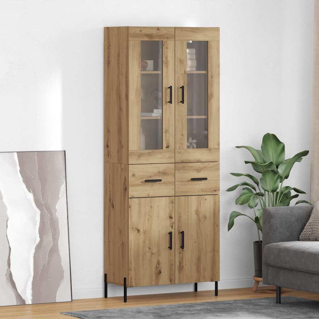 Highboard Artisan EgetrÃ¦ 69,5 x 34 x 180 cm Konstrueret trÃ¦