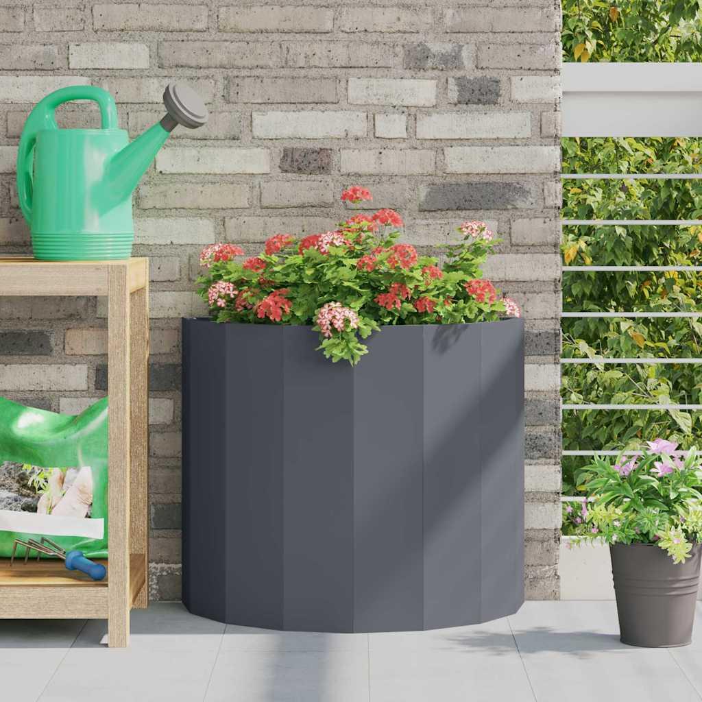 Plantekasse Stål - Antracit / 60 x 30 x 50 cm