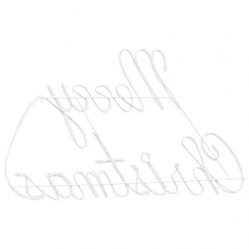 Juleskilt med 216 LED'er Rød 99 x 55 x 13 cm Jern