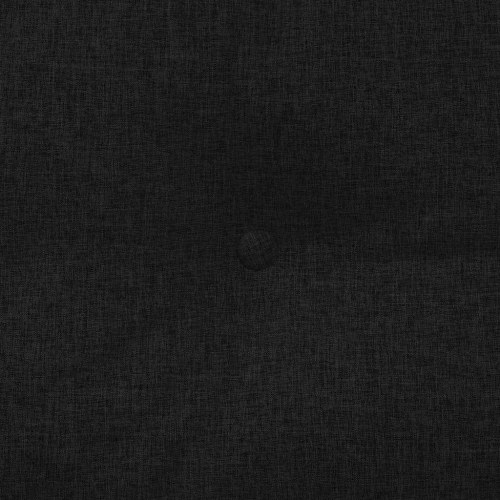 Rygpude Sort 120 x 24 x 50 cm Stof