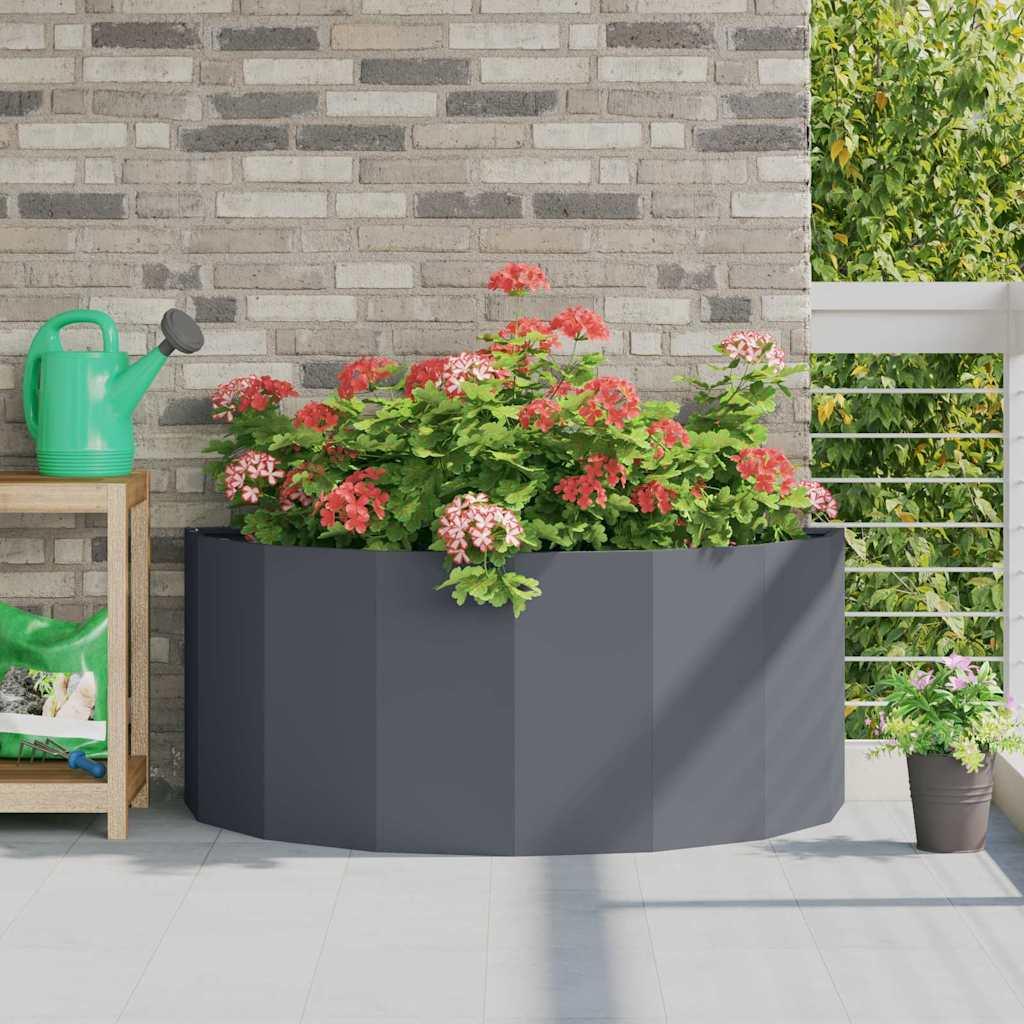 Plantekasse Stål - Antracit / 120 x 60 x 50 cm