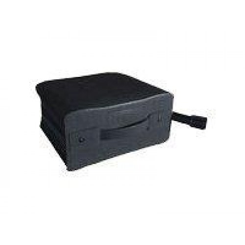 CD/DVD mappe 400 stk – MediaRange, sort syntetisk læder