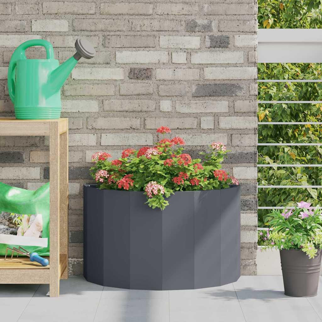 Plantekasse Antracit 60 x 30 x 35 cm Stål