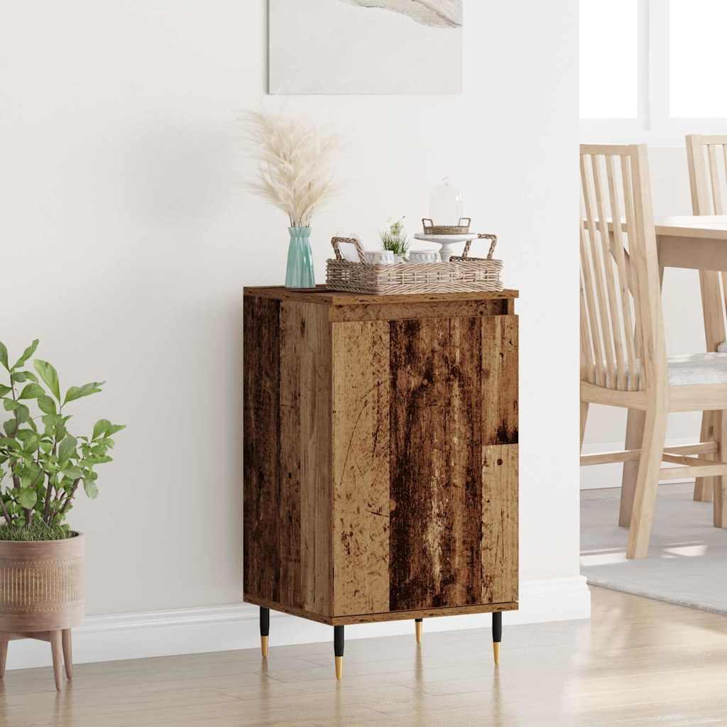 Sidebord 2 stk Gammelt træ 40 x 35 x 70 cm
