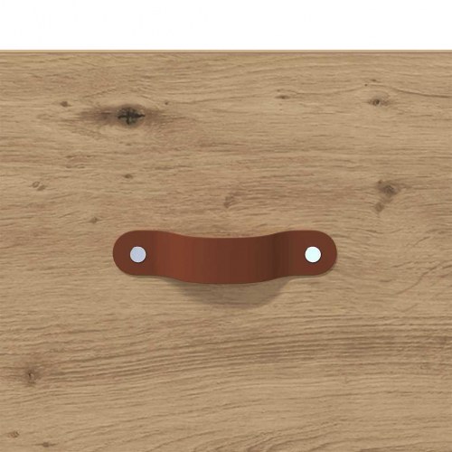 Vægmonteret natbord Artisan Egetræ 35 x 35 x 20 cm