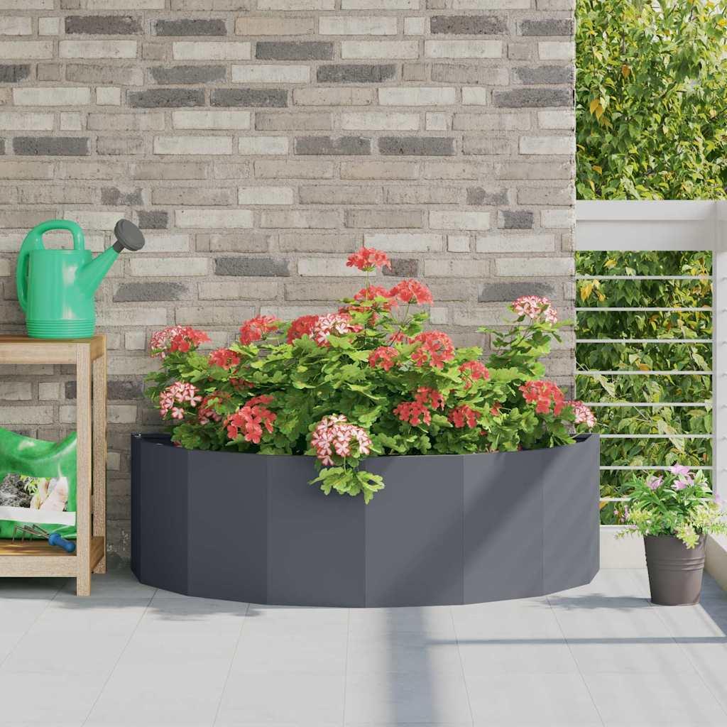 Plantekasse Stål - Antracit / 120 x 60 x 35 cm