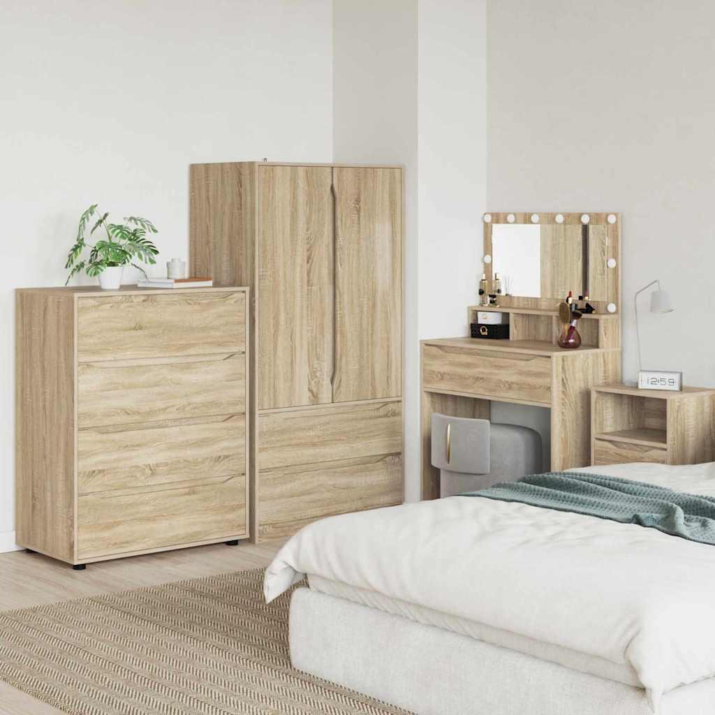 Opbevaringsskabe 2 stk Sonoma eg 80 x 48 x 105 cm