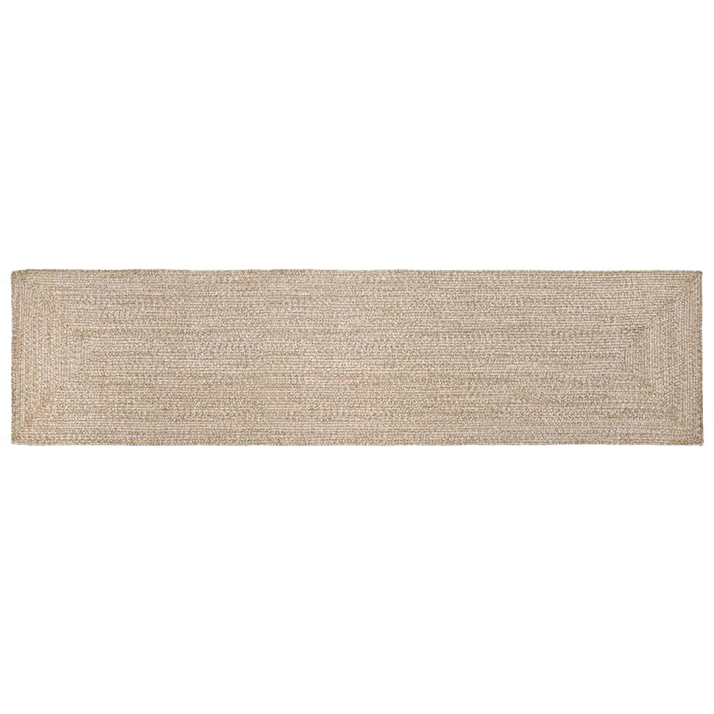 Tæppe Naturlig og hvid 60 x 400 cm Jute