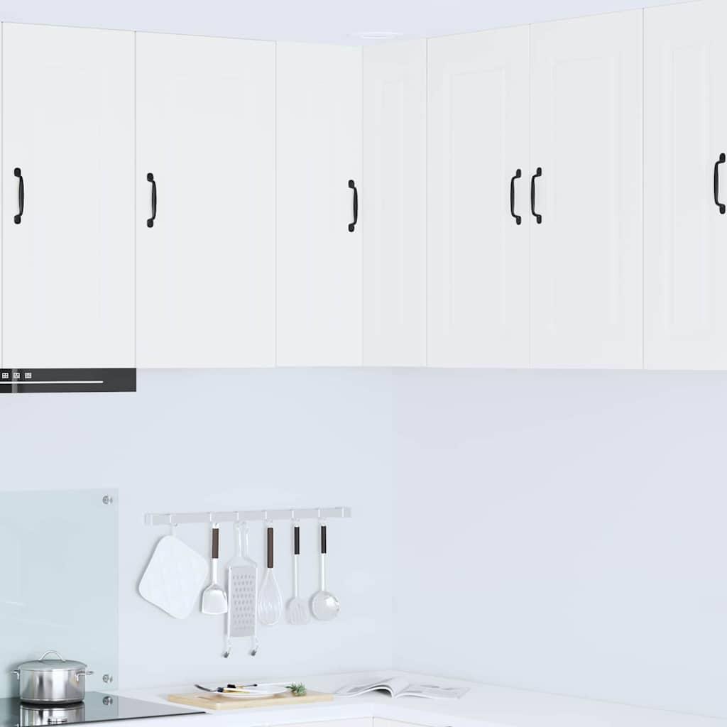 Vægskab til køkken med dør Hvid 57 x 57 x 80 cm Konstrueret træ