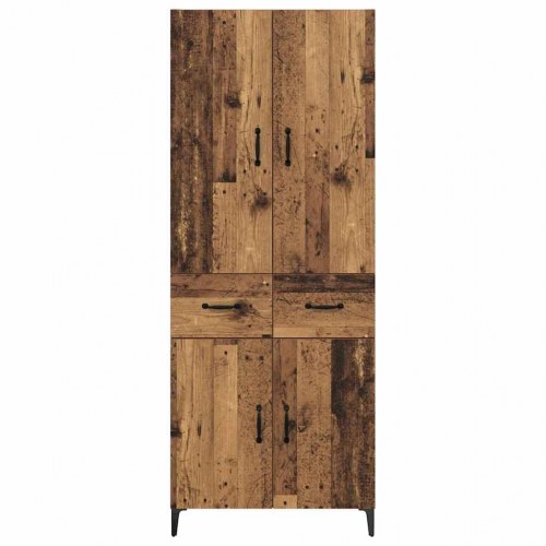 Højboard gammelt træ 69,5 x 34 x 180 cm