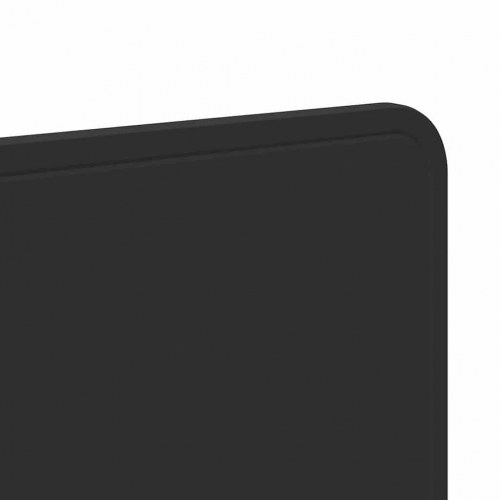 Hovedgærde med hovedgærde Sort eg 140 cm Konstrueret træ