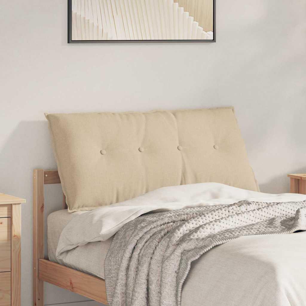 Rygpude Creme 100 x 19 x 50 cm Stof