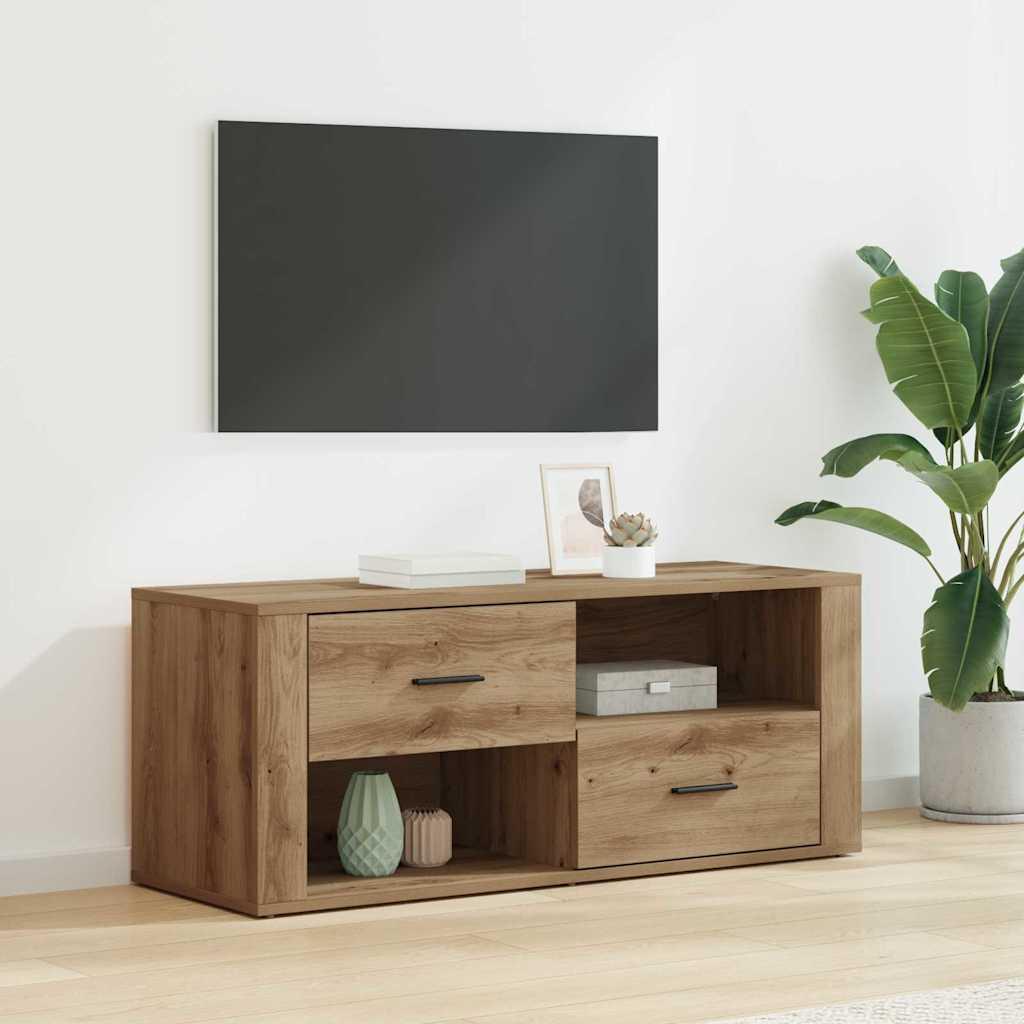 TV-skab Artisan Egetræ 100 x 35 x 40 cm Konstrueret træ