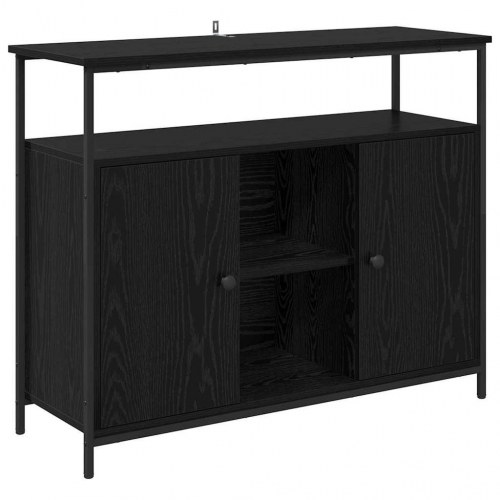 Skænk i sort eg 100 x 35 x 80 cm