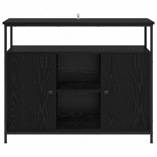Skænk i sort eg 100 x 35 x 80 cm