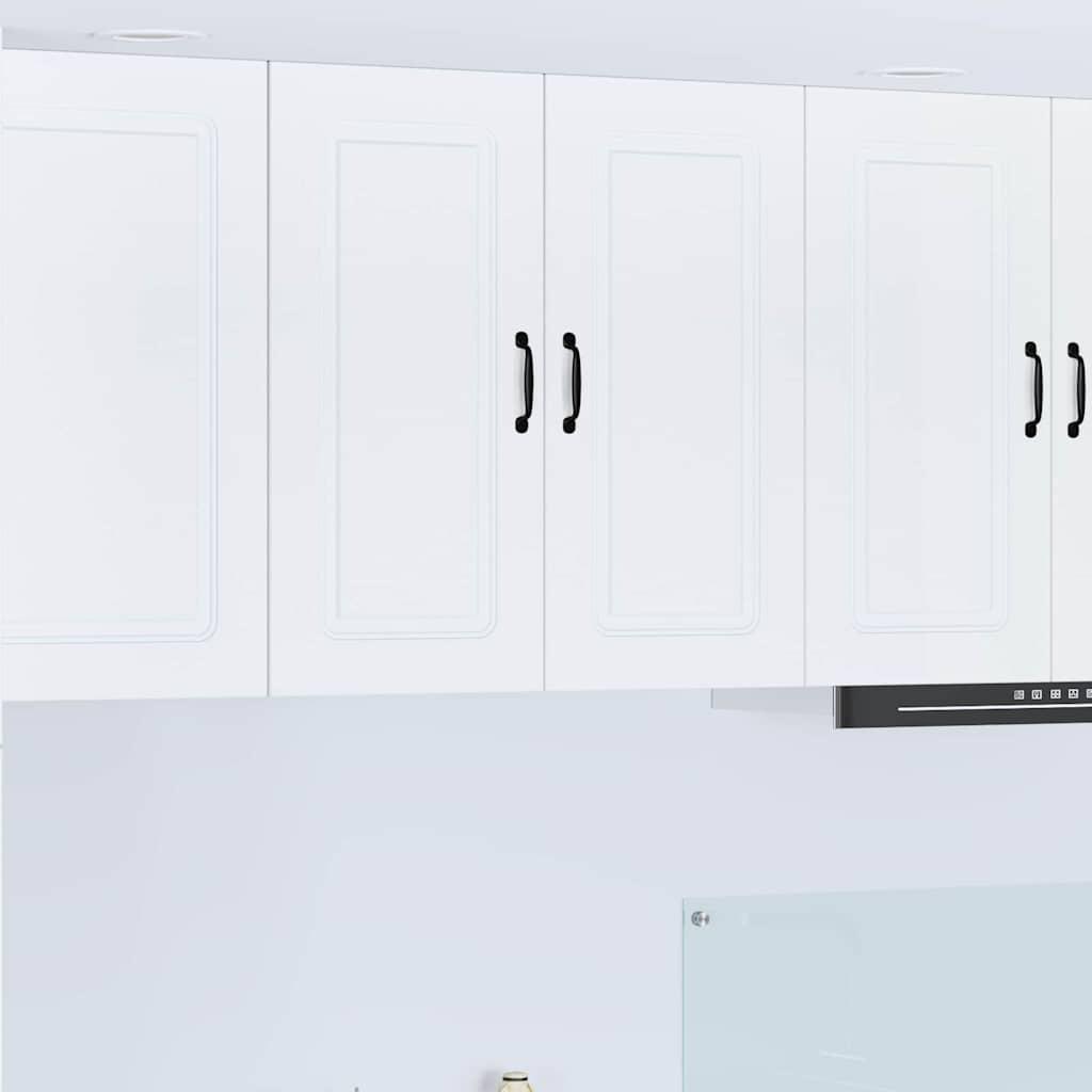 Vægskab til køkken med dør Hvid 80 x 31 x 80 cm Konstrueret træ