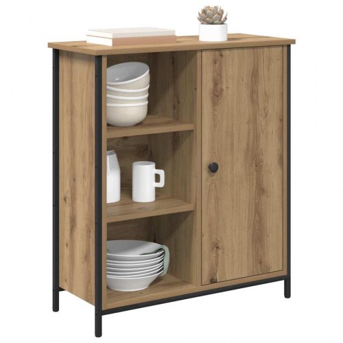 Sidebord Artisan Egetræ 70 x 30 x 80 cm Konstrueret træ