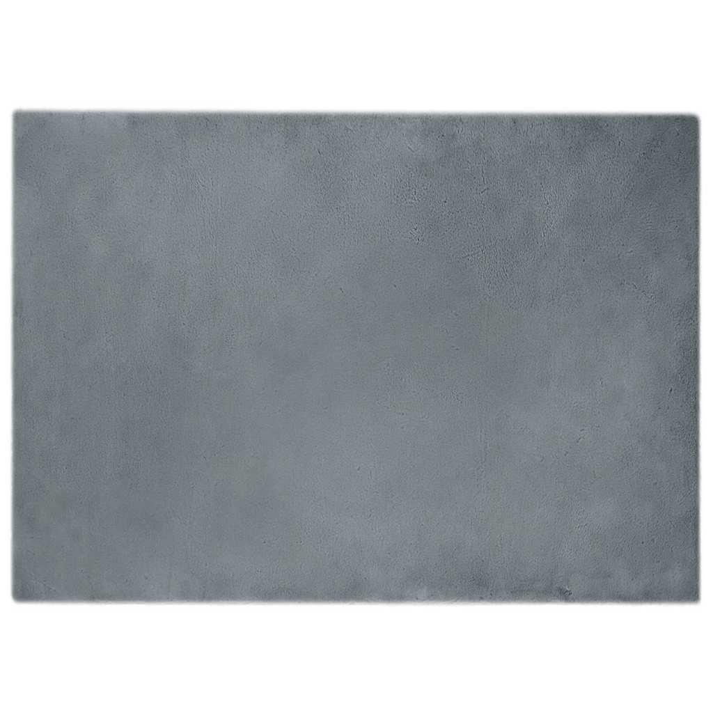Faux Kanin Pels Tæppe Antracit 240 x 340 cm Polyester