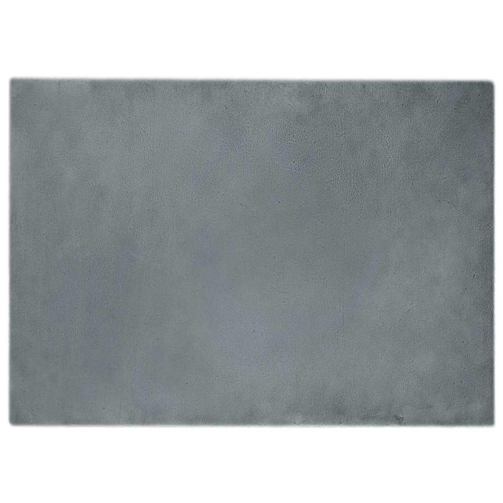 Faux Kanin Pels Tæppe Antracit 200 x 280 cm Polyester