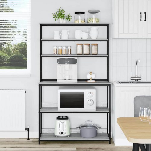 Køkkenhylde Grå Sonoma 100 x 40 x 168 cm Konstrueret træ