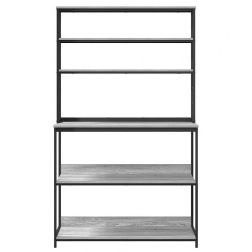 Køkkenhylde Grå Sonoma 100 x 40 x 168 cm Konstrueret træ