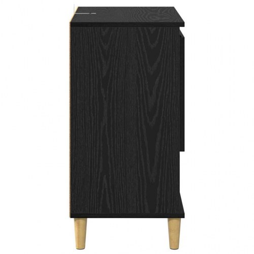 Skænke 2 stk. i sort eg - 60 x 35 x 70 cm